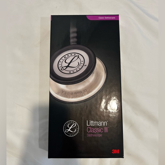 Littmann Classsic III Stethoscope Black New In Box - Picture 1 of 4